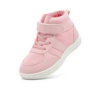 Zapatillas deportivas altas para niños, zapatillas de deporte para niños, zapatillas de artes para niños y niñas, entrenamiento, lucha, deporte, ligeras y duraderas, rosa, 33 EU