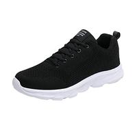 Zapatillas deportivas antideslizantes para mujer, ortopédicas, absorbentes de golpes, ligeras y cómodas, ergonómicas, para aliviar el dolor, zapatillas de correr monocolor, planas, transpirables