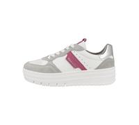 Tamaris Zapatillas para Mujer con Plantilla Extraíble, Gris Claro Combinado, 37 EU