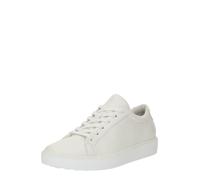 ECCO Suave 60 Cuero Casual Cordones Perfil Bajo Zapatillas Blancas Mujer Ru 3-8