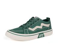Zapatillas Deportivas Casuales de Moda, Negras y Blancas, Estilo Tablero (Verde, Adulto, Hombre, 40, Números, Sistema Tallas Calzado EU, Mediano)