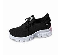 Zapatillas Deportivas Casuales para Mujer con diseño de Cordones para Comodidad y Estilo Diarios, Suela Gruesa, versátiles para Primavera y Verano. Zapatilla Trabajo Mujer