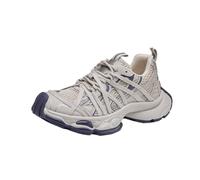 Zapatillas Deportivas Casuales para Mujer con Suela Gruesa de Malla Tipo Dad Sneakers Resistentes al Desgaste Antideslizantes y Que Aumentan la Altura (Blue,36)