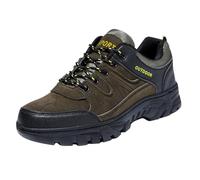 Zapatillas deportivas cómodas para hombre, primavera, otoño e invierno, ocio, viajes, senderismo, deportes al aire libre, montañismo, con pliegues, para hombre, Jn, 6 UK 3X-Narrow