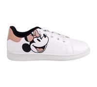 Zapatillas Deportivas con Cordones Minnie Mouse Beige y Blancas Mujer