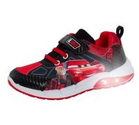 Zapatillas deportivas con luces LED para niños, diseño de Lightning McQueen de Disney Cars, Red, 11 UK Child