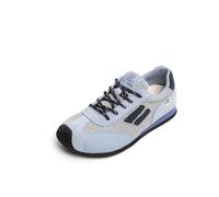Zapatillas Deportivas con Plataforma para Mujer con Cordones Transpirables para Caminar Ligeras cóFashions con Suela Gruesa para Correr y Tenis Azul 39
