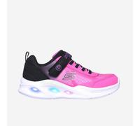 Zapatillas deportivas cordones y velcro Skechers Lights Krendox Niños rosa negro 31