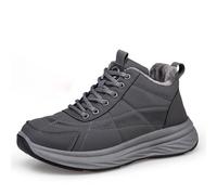 Zapatillas Deportivas de Invierno para Hombre con Aislamiento Térmico y Soporte para el Antideslizante Ligera y Transpirable para Senderismo y Uso Diario (Grey, 39) #89