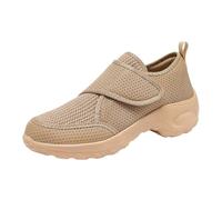 Zapatillas deportivas de malla ligera para mujer, con correa ajustable, transpirables, para caminar, correr, con plataforma de soporte de arco para mujer, para correr, trotar al aire libre, ropa de