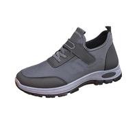 Zapatillas deportivas de malla para hombre, transpirables, ligeras, para caminar, con soporte de arco, cómodas, de talle bajo, con encaje, antideslizantes, informales, tenis, gimnasio, fitness