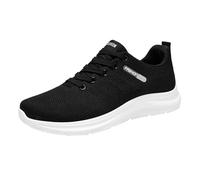 Zapatillas deportivas de malla transpirable para hombre, para correr, con soporte de arco de espuma viscoelástica, ligeras, cómodas, ortopédicas, para pasear al perro, trotar, fitness, gimnasio