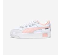 Zapatillas deportivas de marcha Mujer de piel, Carina Street, blanco y rosa 41 .