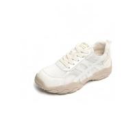 Zapatillas Deportivas de Mujer de Piel sintética con Cordones con Plataforma Que Aumentan la Altura cóFashions Transpirables Ligeras para Correr y Tenis Beige 39