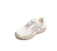 Zapatillas Deportivas de Mujer de Piel sintética con Cordones con Plataforma Que Aumentan la Altura cóFashions Transpirables Ligeras para Correr y Tenis Morado 39