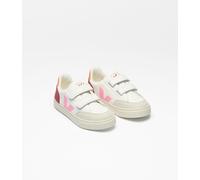 Veja Small V-12 Velcro Leather 31 Blanco