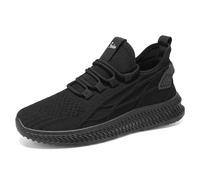 Zapatillas deportivas de punto transpirable para mujer con diseño de cordones, tenis ligeros para caminar, suela suave, zapatos deportivos para gimnasio, trotar o uso diario, suela acolchada