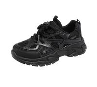 Zapatillas deportivas de suela gruesa para niños y niñas, transpirables, de malla, transpirables, para correr, para niños y niñas, con encaje, para primeros pasos, para verano, atléticas, ligeras