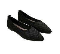 Zapatillas deportivas de verano para mujer, transpirables, suaves, para caminar, zapatos de espuma, con soporte para el arco del pie, Negro , 42 EU