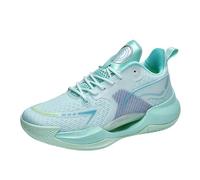 Zapatillas Deportivas Femeninas Prácticas para Competición Estudiantil en Superficies de Cemento Verano (Green, 37) #1