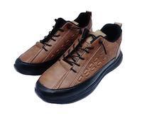 Zapatillas Deportivas Hombre,Zapatos Deportivos de Suela Gruesa para Hombres Ligero y Transpirable Zapatillas con Alzas con Cordones Cómodos Zapatos de Correr Caminar Entrenamiento