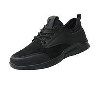 Zapatillas Deportivas Hombre,Zapatos Deportivos de Suela Gruesa para Hombres Ligero y Transpirable Zapatillas Antideslizante con Cordones Cómodos Zapatos de Correr Caminar Entrenamiento