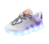 Zapatillas Deportivas Luminosas para Niños de Malla Cómodas, Casual Zapatillas de Deporte Luminosas para Niñas Niño, Zapatillas Outdoor Multisport Luminosas Running Zapatos para Niños