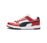 PUMA RBD Game Low, Zapatillas Hombre, White Black For All Time Red Gold, 43 EU