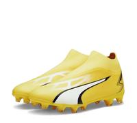 Puma Ultra Match+ LL FG/AG, Zapatillas Deportivas Unisex Adulto, Yellow Blaze White Black, 42.5 EU