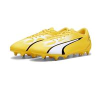 Puma Ultra Play MxSG, Zapatillas Deportivas Unisex Adulto, Yellow Blaze White Black, 43 EU