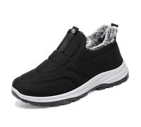Zapatillas Deportivas Mujer Invierno Cálidas Confort Botas Gruesas Antideslizante Para Uso Diario (Black, 41) #174