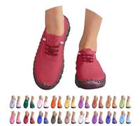 Zapatillas Deportivas Mujer Negras Comodas Pretty Zapatos Deportivos Slip on Ligeros Clasico Moda Sneakers con Cordones Entretiempo Antideslizante Mocasines Barefoot Casual para Correr Atlético