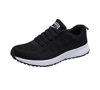 Zapatillas Deportivas Mujer Negras Zapatillas Deportivos Running Sneakers Casual Transpirables Moda Zapatos Classic Antideslizante Malla Calzado Ligeras Cómodo Correr Trekking Jogging Caminar Baratas