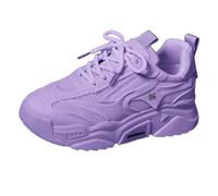 Zapatillas Deportivas Mujer Running, Zapatillas Casual Mujer Deporte, Tejidas Voladoras Moda OtoñO E Invierno Casuales con Cordones Y Cabeza Redonda Correr con Suela Gruesa Zapatos Shoes