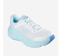 Skechers MAX Cushioning Endeavour Canova, Zapatillas Mujer, White Synthetic/Light Blue Trim, 38 EU