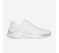 Skechers Zapatillas de deporte Mujer – Espuma de Vapor – Malla blanca con ribete plateado – 39 EU