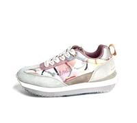 Zapatillas Deportivas Mujer - Sneakers Rosa y Multicolor con Plantilla Extraíble - Suela Dentada Antideslizante (Rosa, Sistema Tallas Calzado EU, Adulto, Mujer, Números, Mediano, 40)