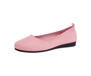 Zapatillas Deportivas Mujer Verano Zapatillas de Ballet Mujer sin Cordones Antideslizantes Punto cómodas Transpirables Ideales Verano Zapatos Deportivos Estilo Casual (42)