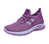 Zapatillas Deportivas Mujer,Zapatillas Blancas,Deportivas Sin Cordones Malla Transpirable Slip-On Non Slip Ligero Zapatos para Pasear Caminar Correr Andar,Devoluciones De Pedidos
