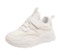 Zapatillas Deportivas Niña Zapatillas Running Zapatos Bambas Niña Plataforma Cordones Transpirable Malla Patrón de Silicona con Suela Goma Antideslizante
