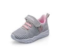 Zapatillas Deportivas Niñas Bambas Ligero Niña Tenis Nina Zapatos Casual Niñas Zapatillas para Correr Niñas 25 EU,Gris