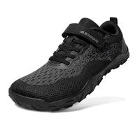 Zapatillas Deportivas Niños Niñas Running Ligero y Transpirable Zapatillas de Senderismo para Caminar,Negro,31 EU
