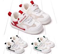 Zapatillas deportivas para bebé y niña, de malla, transpirables, antideslizantes, ligeras, redondas, de alta calidad, anticolisión, flexibles, cómodas, informales, Negro , 16 EU