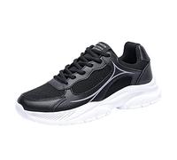 Zapatillas deportivas para hombre, con forro de malla, cómodas, con soporte de arco, antideslizantes, plantilla acolchada suave, para correr, a prueba de pinchazos, gimnasio, fitness, trotar, caminar