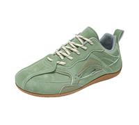 Zapatillas deportivas para hombre con suela plana, zapatos deportivos de ante para el tiempo libre, zapatillas de deporte al aire libre, antideslizantes, zapatillas de senderismo, zapatillas