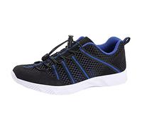Zapatillas deportivas para hombre, ligeras, transpirables, de malla, ortopédicas, con soporte de arco, para exteriores, fitness, correr, correr, cómodas, informales, para caminar, Black, 40 2/3 EU