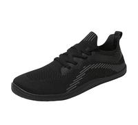 Zapatillas deportivas para hombre ligeras: zapatillas de malla para correr con cordones, zapatillas transpirables, amortiguación, zapatos casuales, resistentes a la abrasión, zapatos de trabajo