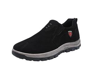 Zapatillas deportivas para hombre Slip In: zapatillas de deporte ortopédicas zapatillas deportivas transpirables zapatos casuales antideslizantes zapatos de entrenamiento ligeros mocasines