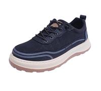 Zapatillas deportivas para hombre, suela suave, antideslizantes, zapatillas de deporte modernas, clásicas, ligeras zapatillas de trekking, zapatillas de senderismo para exteriores, Negro , 40 EU