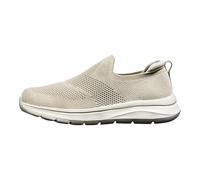 Zapatillas deportivas para hombre, transpirables, zapatillas de deporte de gran tamaño, zapatos de caminar, zapatos ortopédicos de verano, de malla, ligeros, cómodos, para hombres, beige, 40 EU